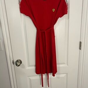 Ferrari Red T-Shirt Dress
